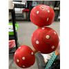 Image 2 : Lot of 3 Locally Handmade Wooden Mushroom Garden Stakes