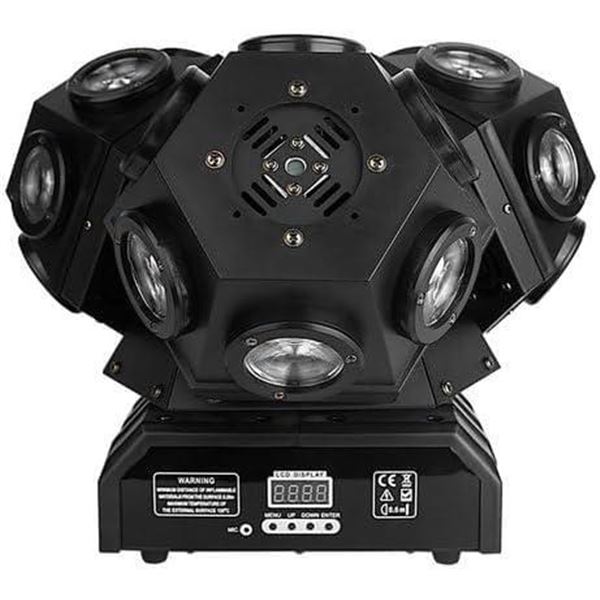 Dreamland Moving Head Beam Light LED RGBW Rotation Moving Head Disco Light DJ Lights DMX 512 with So