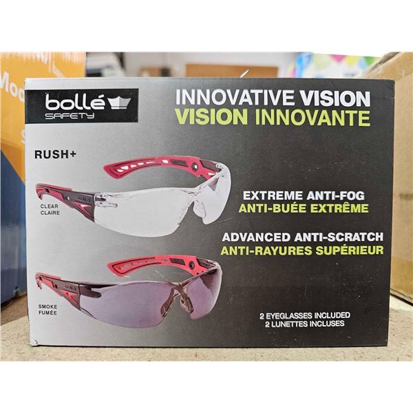 Bolle Safety Glasses - 2 Pair