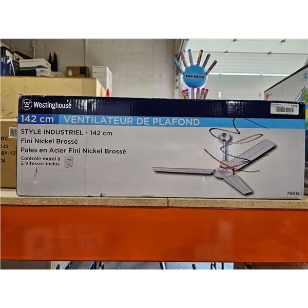 Westinghouse 142cm White 3 Blade Ceiling Fan