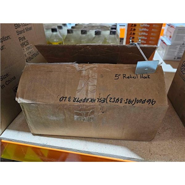 Lot of 96 Galvanized 4" Retail Price Display Hooks