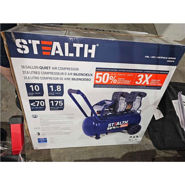 Stealth 10 Galon Quiet Air Compressor