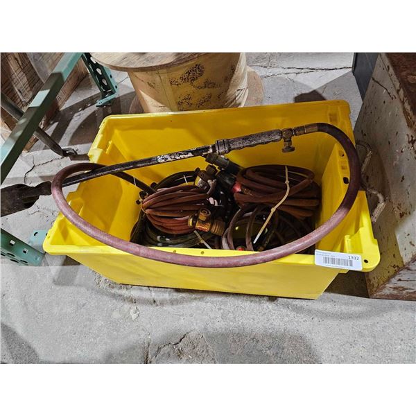 Lot of Assorted Gas Hoses & Gauges
