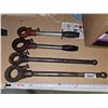 Image 1 : Lot of 4 Assorted Rigid Ratcheting Pipe Threaders