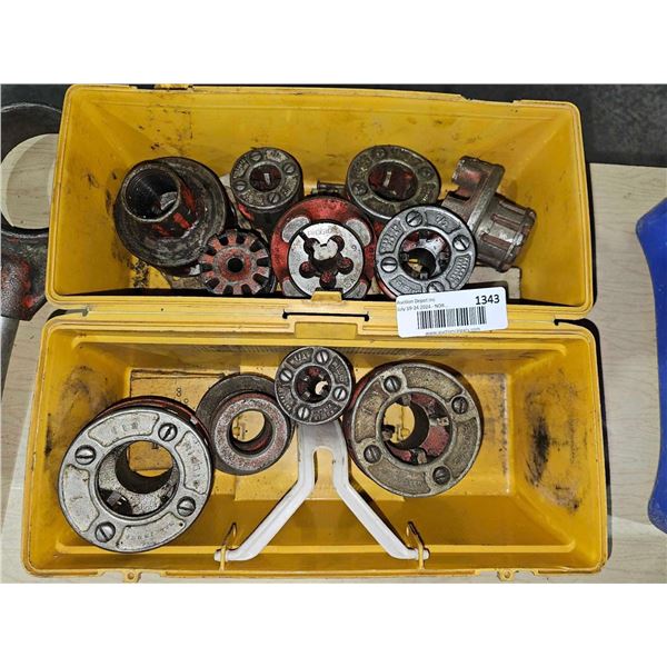 Lot of Assorted Rigid Pipe Dies