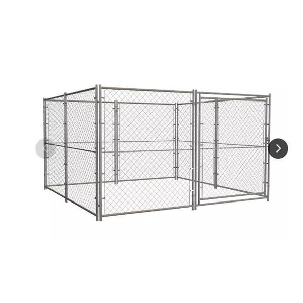 Pet Sentinel Chain Link Dog Kennel  6'H x 10x10' (interchangable dimensions)