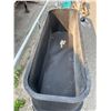 Image 2 : Koenders Recycles 6 ft double wall Black Poly water trough 6' Trough72” L x 24” W 