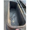 Image 2 : Koenders Recycles 6 ft double wall Black Poly water trough 6' Trough72” L x 24” W 