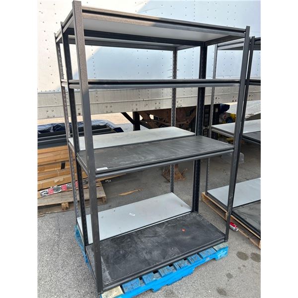 Gorilla 4 shelf Shelving Unit Black