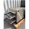 Image 1 : CTX Commercial Double Deck Conveyor Pizza Oven Electric includes roller legs digital controlled