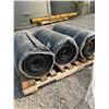 Image 4 : Pallet lot of 3 rolls Industrial Rubber Hall/Wrehouse Runners approx 30 inch wide NEW