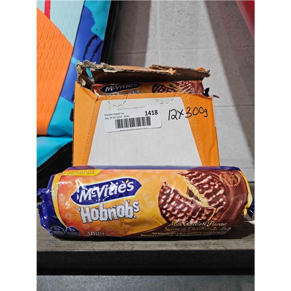 McVities Hobnobs - Milk Chocolate 12x300g