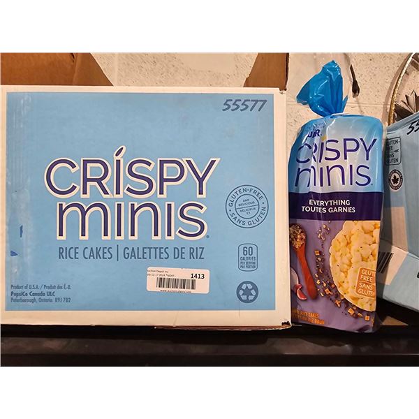 Crispy Minis Everything Bagel Rice Cakes