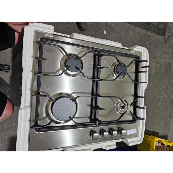 Whirlpool 24" Gas Built In Sealed Burner Cooktop  - Missing One Burner Plate