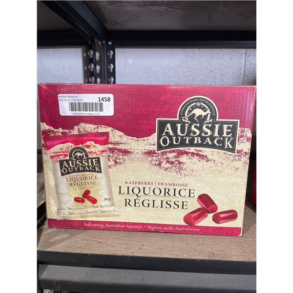 Case of Aussie Outback Raspberry Liquorice 8x200g