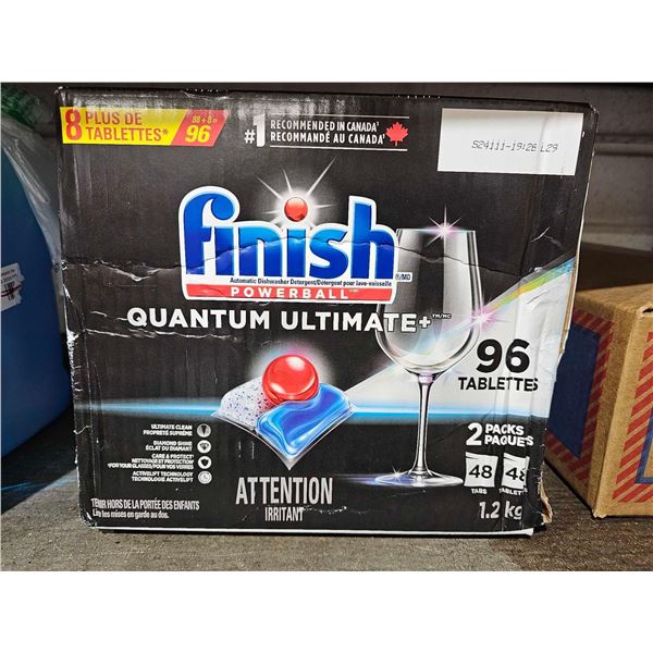 Finish Quantum Ultimate Dishwashing Tabs Aprox 96 Count
