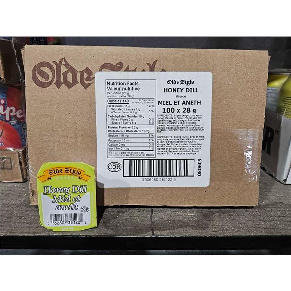Olde Time Honey Dill Dip Cups 100x28g