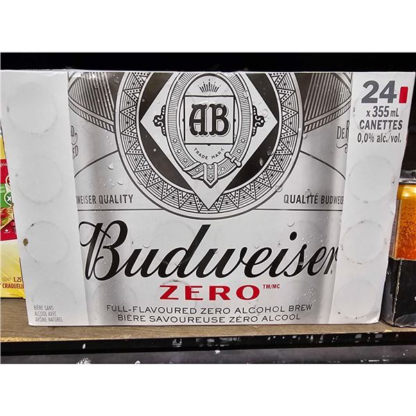 Budweiser Zero Full Flavored Brew 24x355 ml