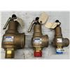 Image 1 : Lot of (3) Misc. Kunkle Valves #6283HGM01-AM / #6283GFM01-AM / #6021FET01-AM