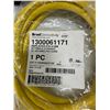 Image 2 : Lot of (11) Brad Connectivity #105000A01F120 Female Straight AWG PVC Cord