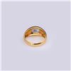 Image 5 : 18k Yellow Gold & Custom Cut Moissanite Ring by Carlo Rici