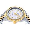 Image 9 : Rolex Mens Two Tone White Diamond 3 ctw Channel Set Datejust Wristwatch 36MM