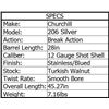 Image 2 : CHURCHILL 206 SILVER O/U 12ga X 3in 28in 2rnd