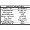 Image 4 : 2 BOXES - HORNADY BTHP 6.5mm .264in 140gr 100pk