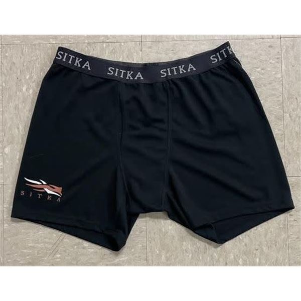 SITKA XL CORE BASE-LAYER BOXERS - BLACK