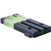 Image 1 : MEPROLIGHT FT BULLSEYE CZ 75/85 REAR SIGHT GREEN SELF ILLUMINATED NIGHT SIGHTS FIBER & TRITIUM