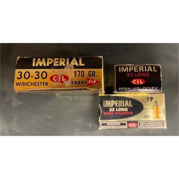 IMPERIAL 22LR & 3030 WIN AMMUNITION