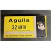 50 rounds AGUILA 32 AUTO