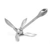 Image 1 : FOLDING GRAPPLING GALVANIZED 3lb ANCHOR - FOR SMALL CRAFT & DINGHIES