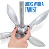 Image 4 : FOLDING GRAPPLING GALVANIZED 1.5lb ANCHOR - FOR SMALL CRAFT & DINGHIES