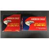 Image 1 : 2 BRICKS OF 500 EACH  (10 - 50/bx) FEDERAL AMERICAN EAGLE 22LR 40gr HIGH VELOCITY AMMUNITION