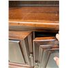 Image 5 : TALL, WOOD BOOKCASE/CABINET