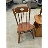 Image 2 : WOODEN CHAIRS AND LAMP-TABLE WITH MAGAZINE RACK