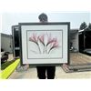 Image 4 : LOVELY ALSTROMERIA CONTEMPORARY ART PICTURE, FRAMED AND MATTED