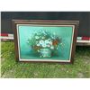 Image 3 : ORIGINAL ACRYLIC ART AND LAMP
