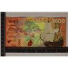 Image 2 : 2016 NEDERLANDS MAURITIUS 1000 GULDEN CRISP UNC