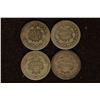 Image 2 : 1853, 57, 1890 & 1891-O SILVER SEATED LIB. DIMES