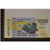 Image 1 : ANTARCTICA ALEXANDER I ISLAND $1000 CRISP UNC