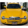 Image 2 : 2004 Chevrolet SSR Super Sport Roadster Pick Up Truck - Yellow 23,000 Km  View At Beck Auctions