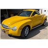Image 5 : 2004 Chevrolet SSR Super Sport Roadster Pick Up Truck - Yellow 23,000 Km  View At Beck Auctions