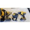 Image 2 : DEWALT CORDLESS DRILL AND IMPACT GUN WITH CHARGER IN BAG, TESTED WORKING