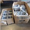 Image 1 : TWO BOXES OF PLASTIC ELECTRICAL BOXES