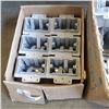 Image 3 : TWO BOXES OF PLASTIC ELECTRICAL BOXES