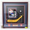 Image 1 : FRAMED STICK AND PICTURE SIGNED BY JEAN BELIVEAU