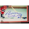 Image 2 : SIGNED FRAMED STICK PUCK AND PHOTO AUTOGRAPHED BY