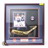Image 1 : FRAMED SIGNED STICK PUCK AND PICTURE AUTOGRAPHED